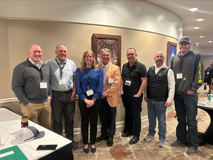 Members of the Evergreen Roadworks team who attend the 2024 annual Illinois Asphalt Pavement Association (IAPA) conference